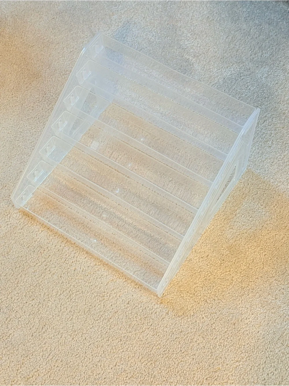 Clear Acrylic Multi-Layer Cosmetic Organizer - Transparent